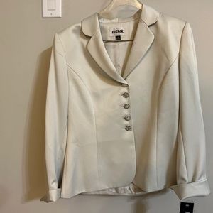 Two piece suit that can be worn for weddings, special occasions and work.